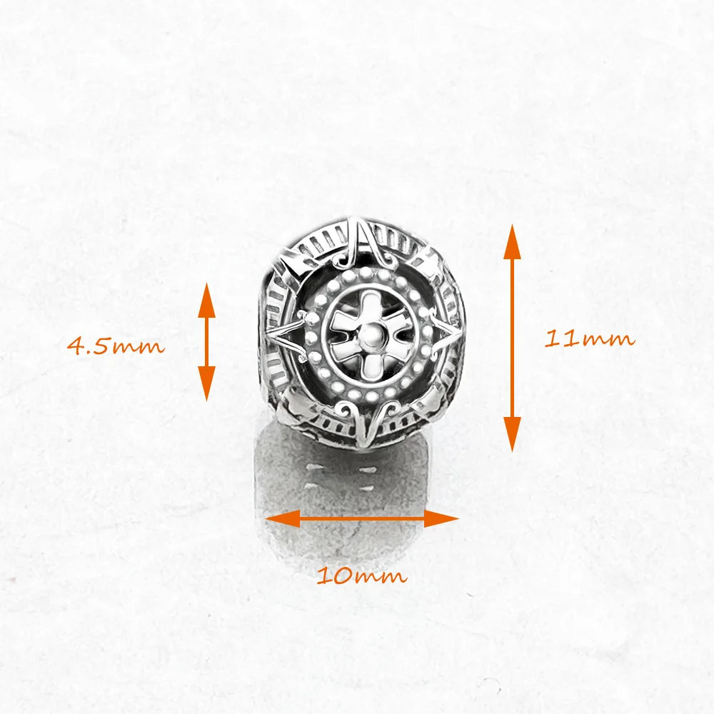 Mayan Calendar Charm Bead