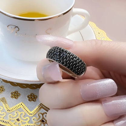 Black Pave Ring