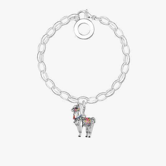 Alpaca Llama Link Bracelet