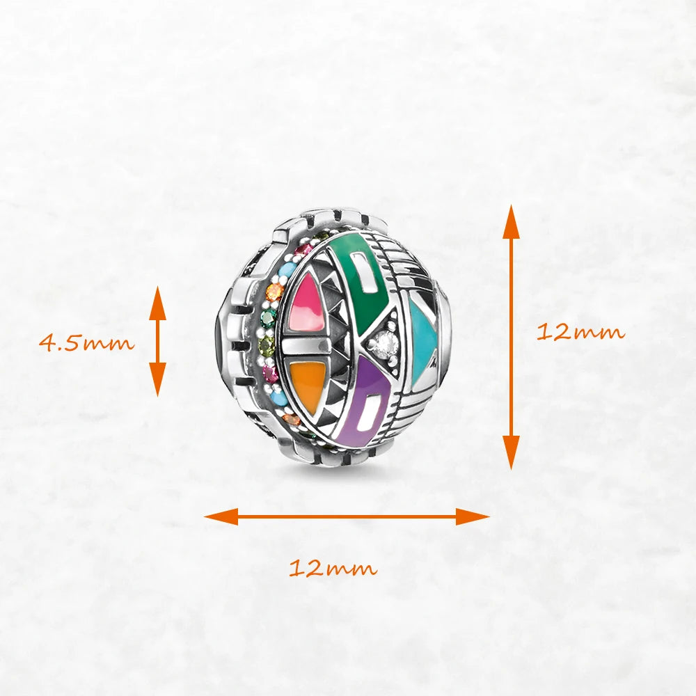 Modern Sun Charm Bead