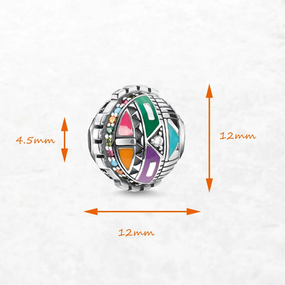 Modern Sun Charm Bead
