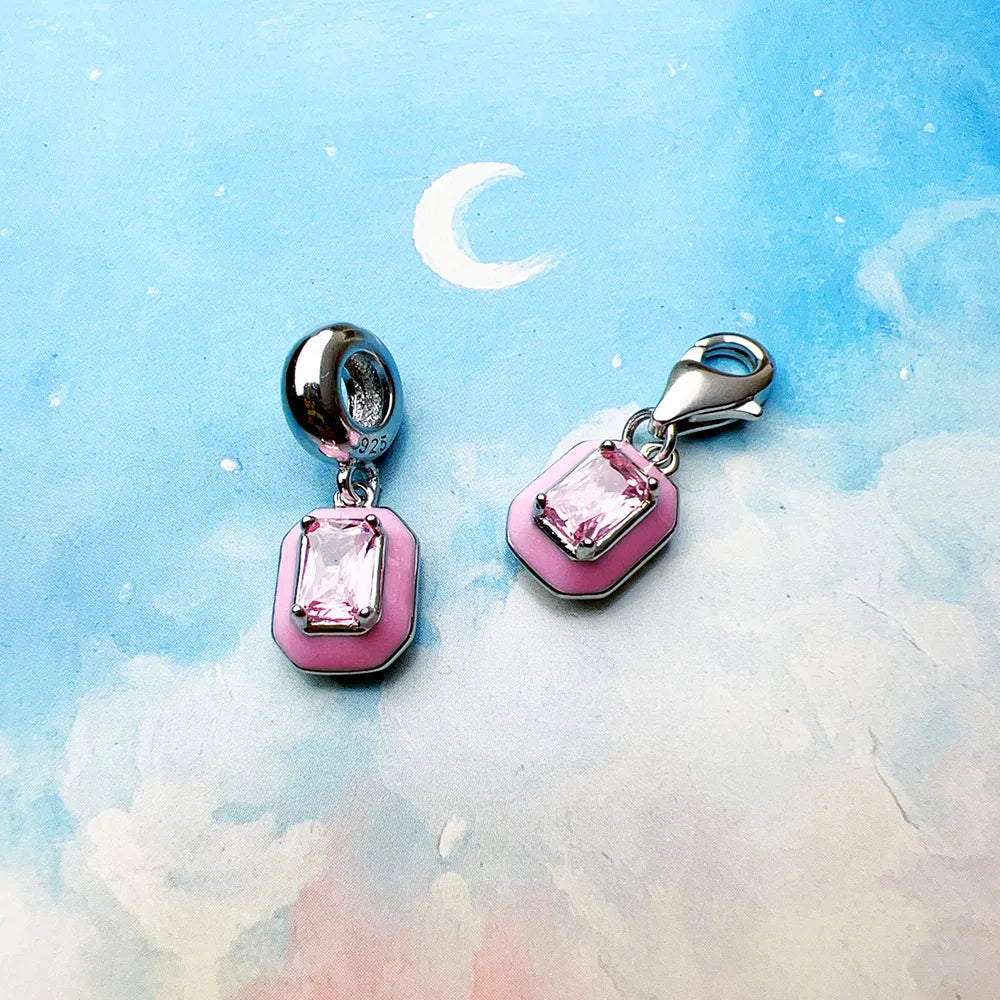 Pink Stone Charm