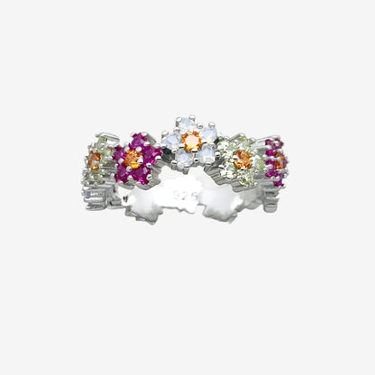 Flowers Halo Ring