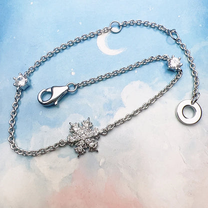 Snowflake Link Bracelet
