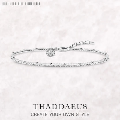 Wheel Wire Chain Charm Uni-Bracelet