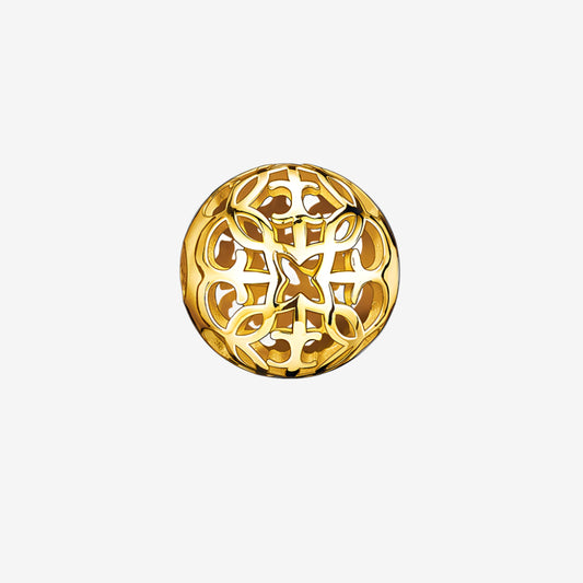 Golden Path Of Line Charm Bead
