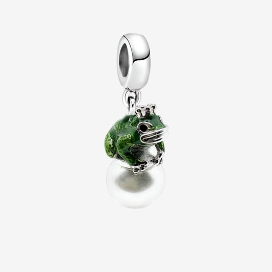 Frog Pearl Charm