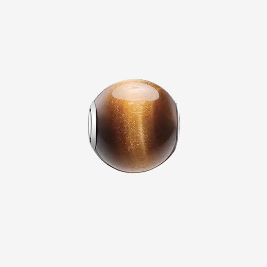 Marble Wood Charm Bead