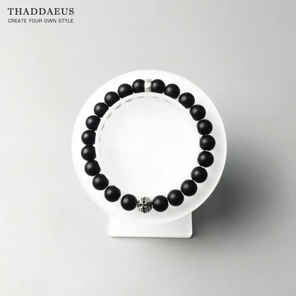Karma Matte Bead Bracelet