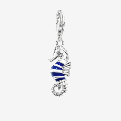 Striped Seahorse Charm