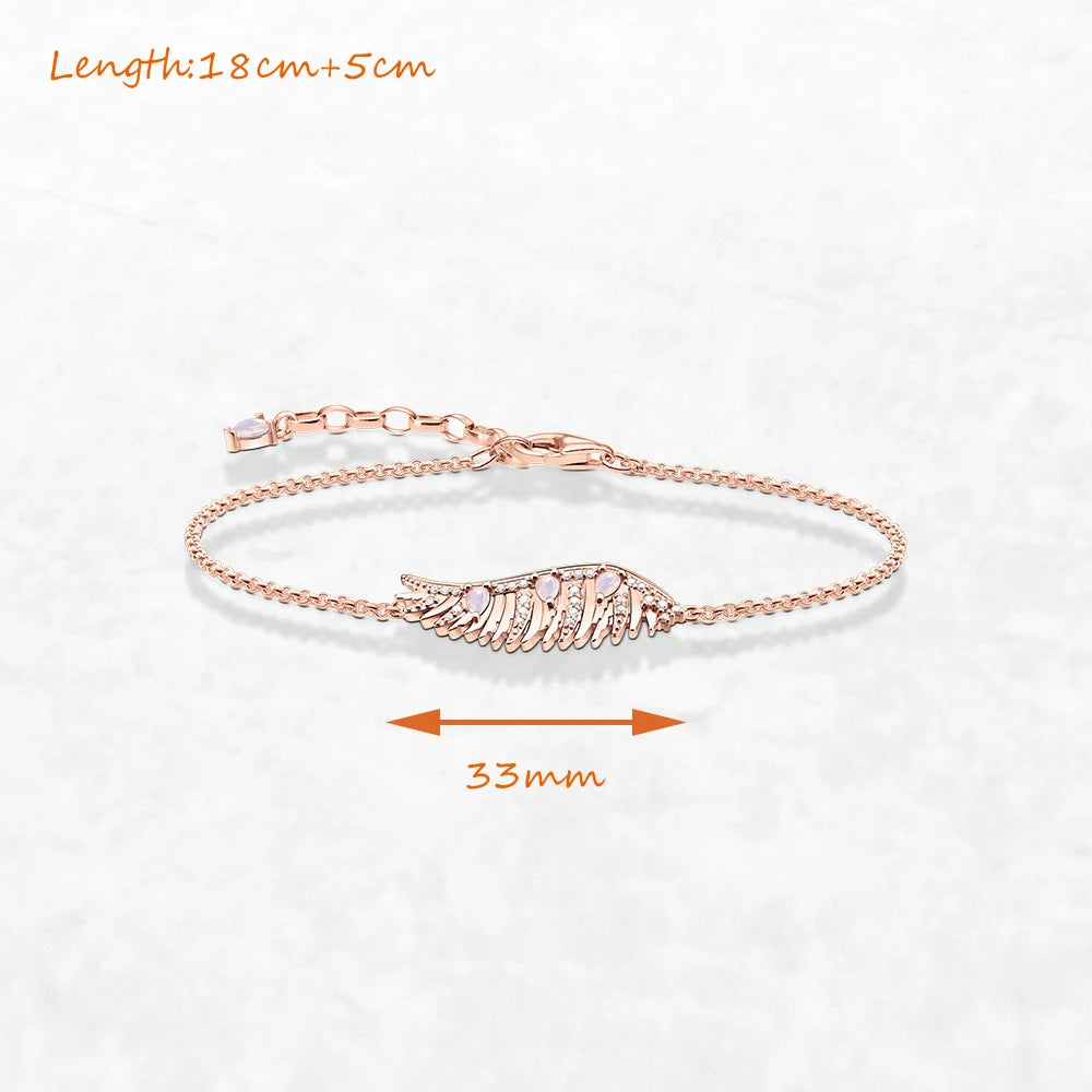Rose Gold Phoenix Link Bracelet