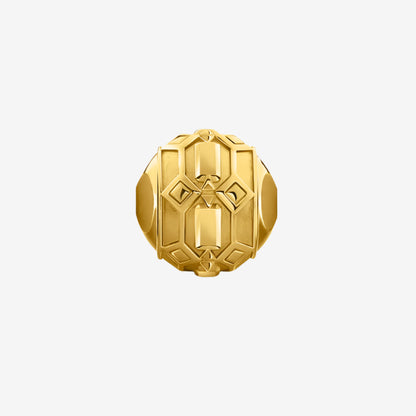 Golden Positive Energy Charm Bead