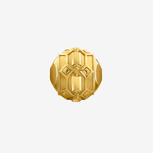 Golden Positive Energy Charm Bead