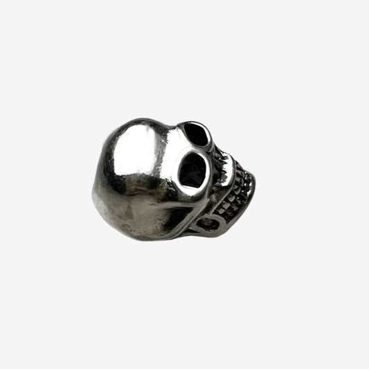 Chrome Skull Charm Bead