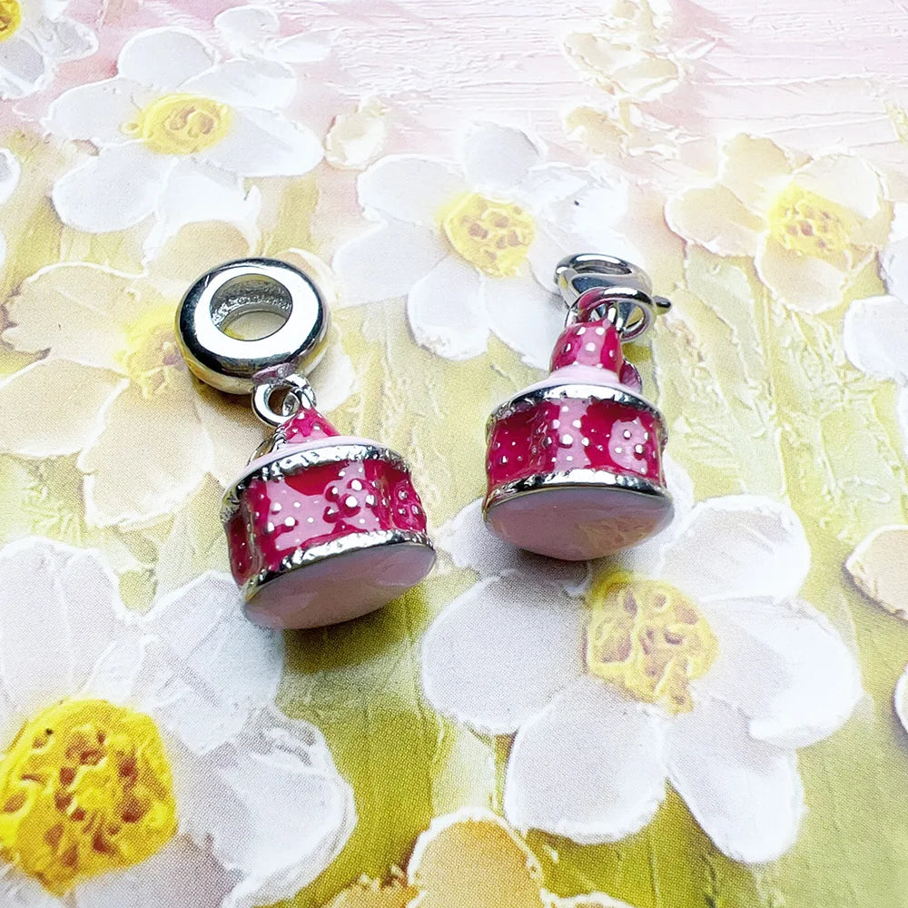 Cherry Macaron Charm