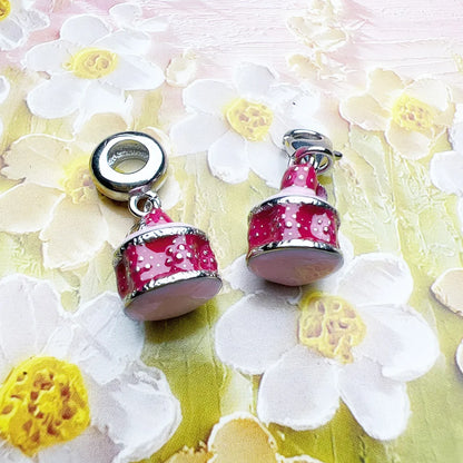 Cherry Macaron Charm