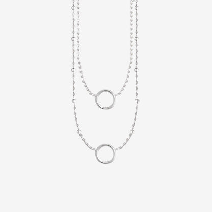 Double Hoop Necklace