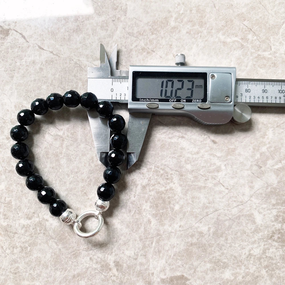 Onyx Bead Summer Bracelet
