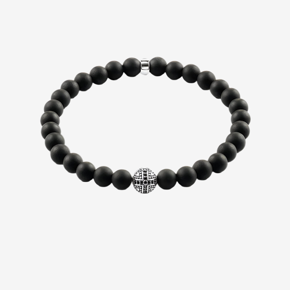 Karma Matte Bead Bracelet