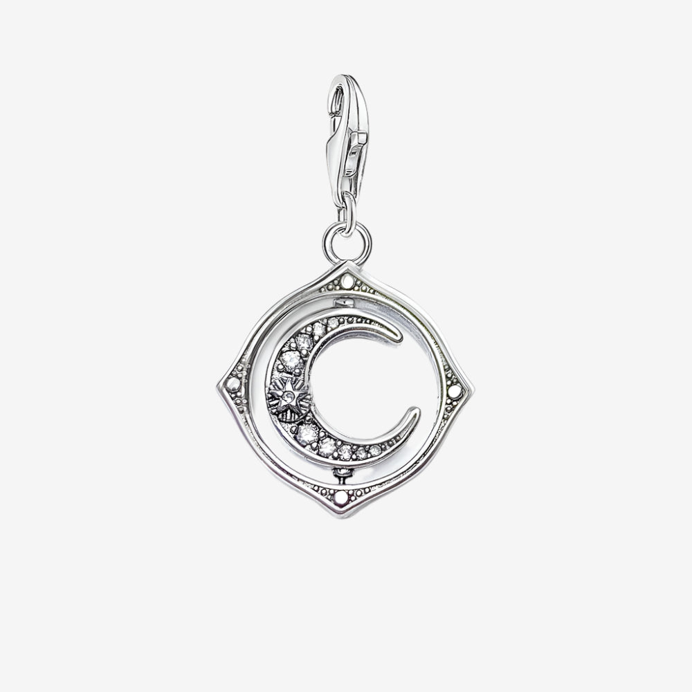 Spinning Moon Charm