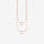 Rose Gold Double Hoop Necklace