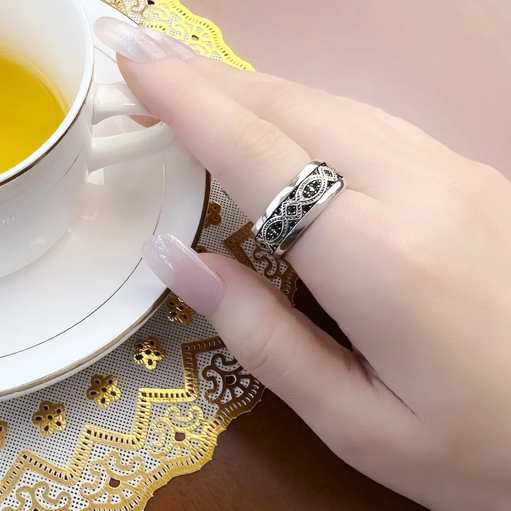 Love Knot Wave Ring
