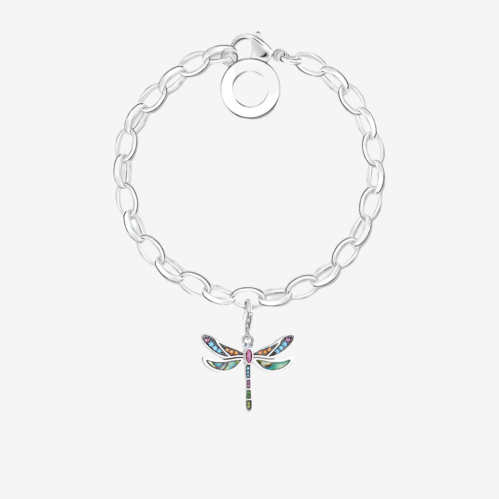 Dragonfly Charm Link Bracelet