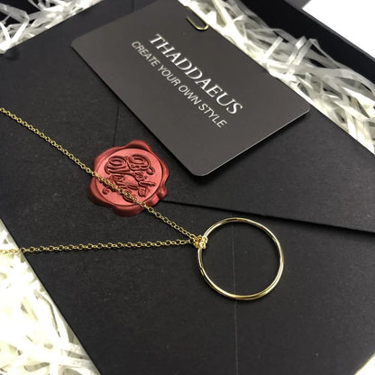 Jumbo Hoop Necklace