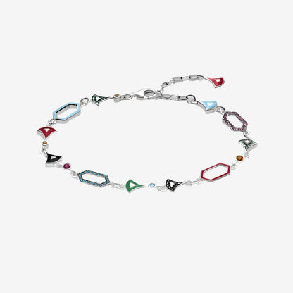 Ornament Link Chain Bracelet