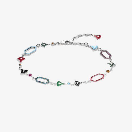 Ornament Link Chain Bracelet