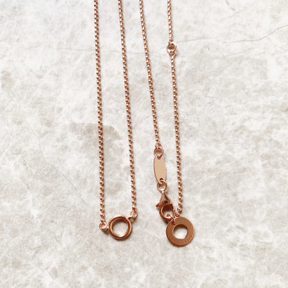 Rose Gold Hoop Necklace