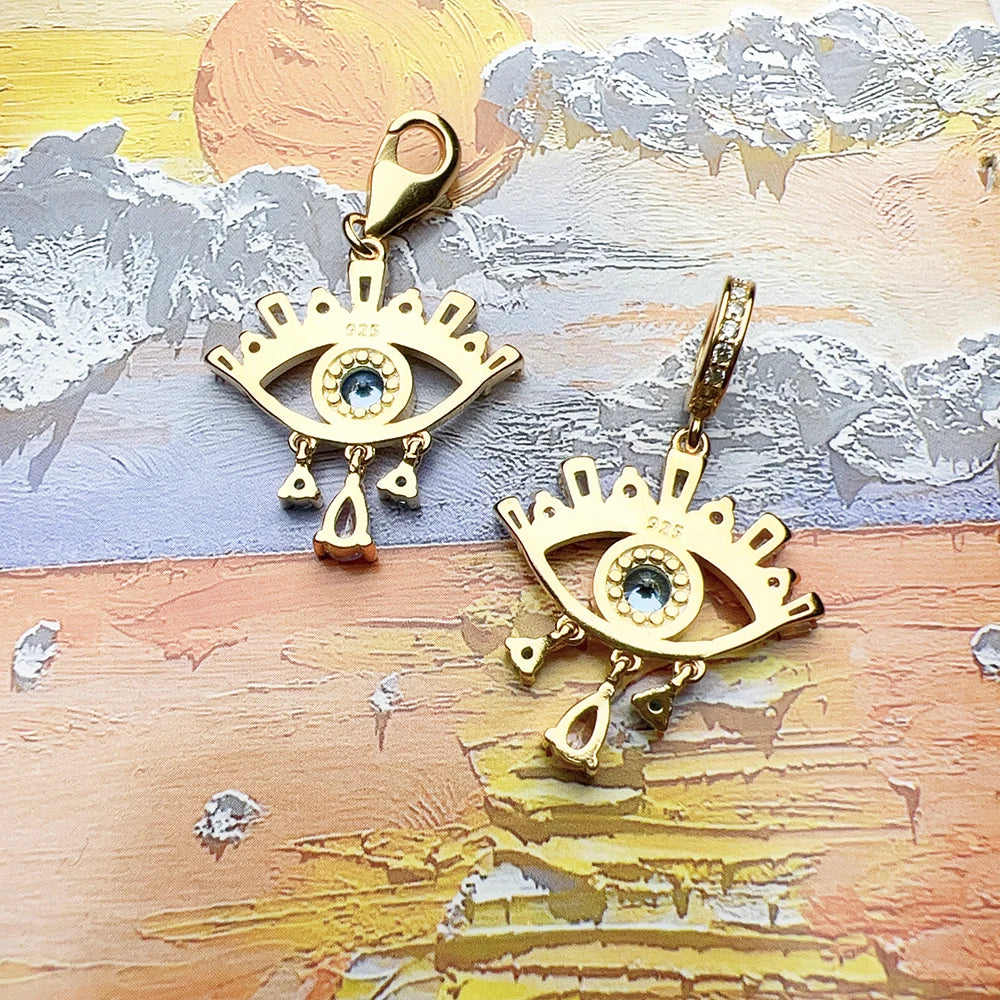 Golden Candy Eye Charm