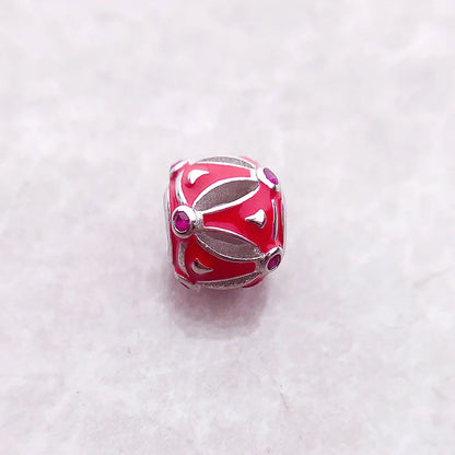 Red Scale Charm Bead