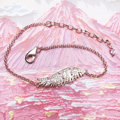 Rose Gold Phoenix Link Bracelet