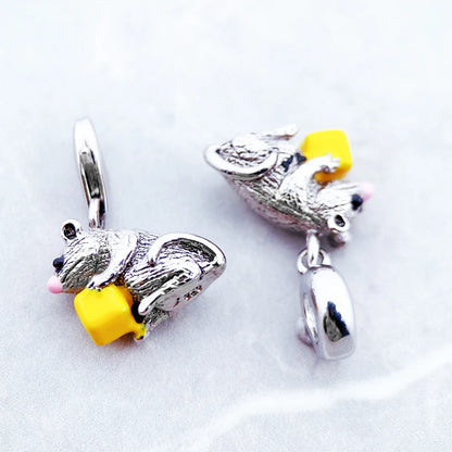 Mouse & Cheese Charm
