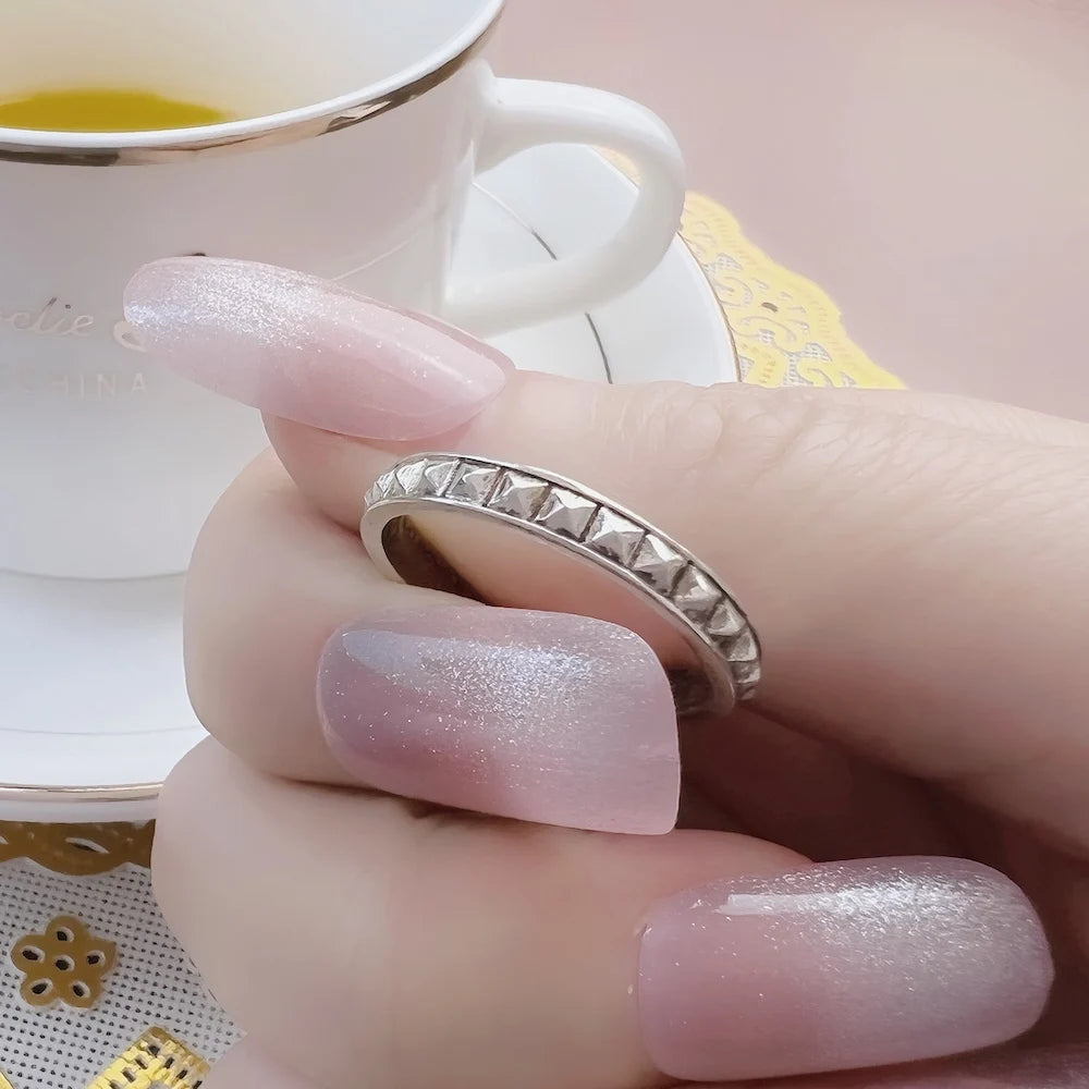 Pyramid Texture Ring