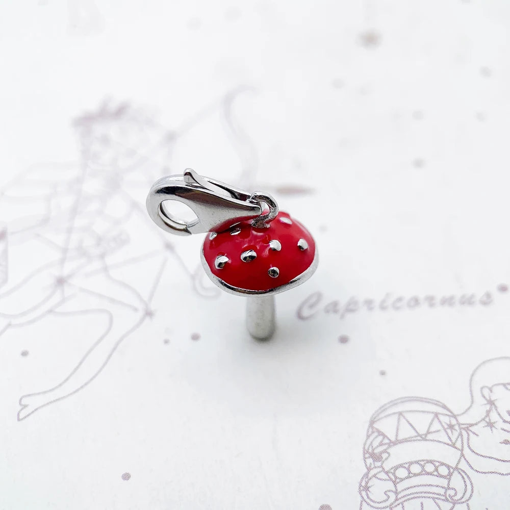 Red Mushroom Charm