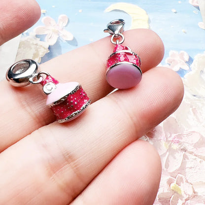 Cherry Macaron Charm