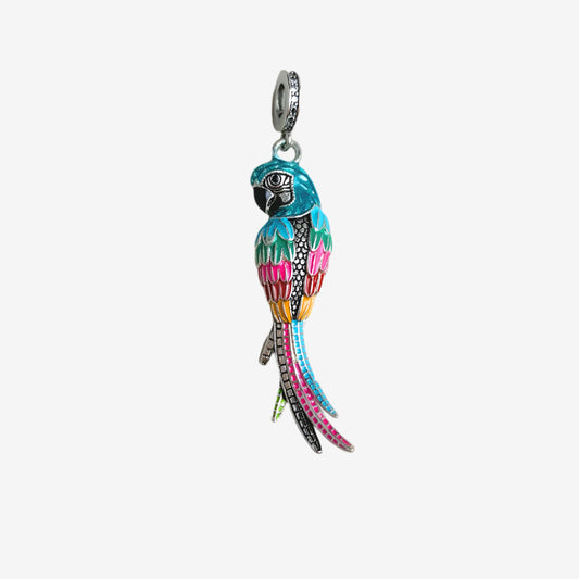 Rainbow Parrot Charm