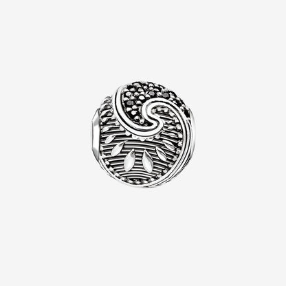Maori Swirl Charm Bead