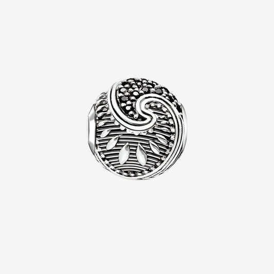 Maori Swirl Charm Bead