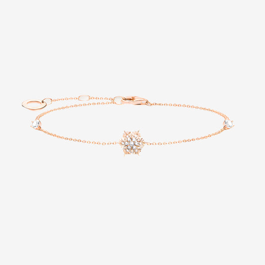 Snowflake Rose Gold Bracelet