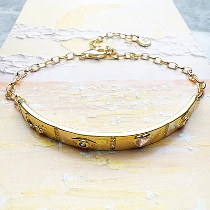Cosmic Talisman Bangle Bracelet