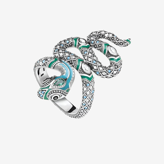 Bohemia Adjustable Snake Ring
