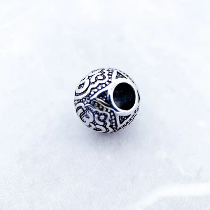 Paved Buddha Charm Bead