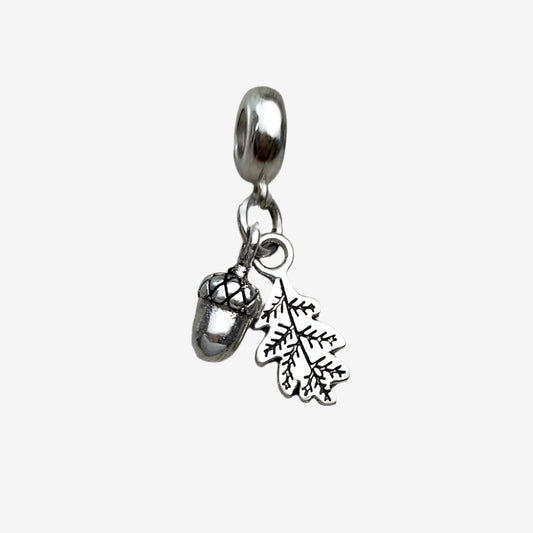 Acorns & Leaves Charm
