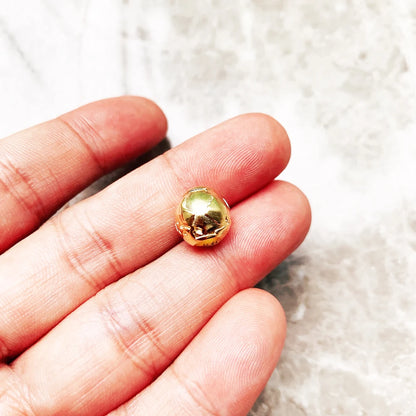 Gold World Charm Bead
