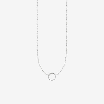 Slim Hoop Necklace