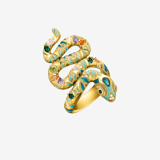 Golden Snake Ring