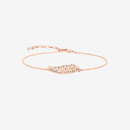 Rose Gold Phoenix Link Bracelet
